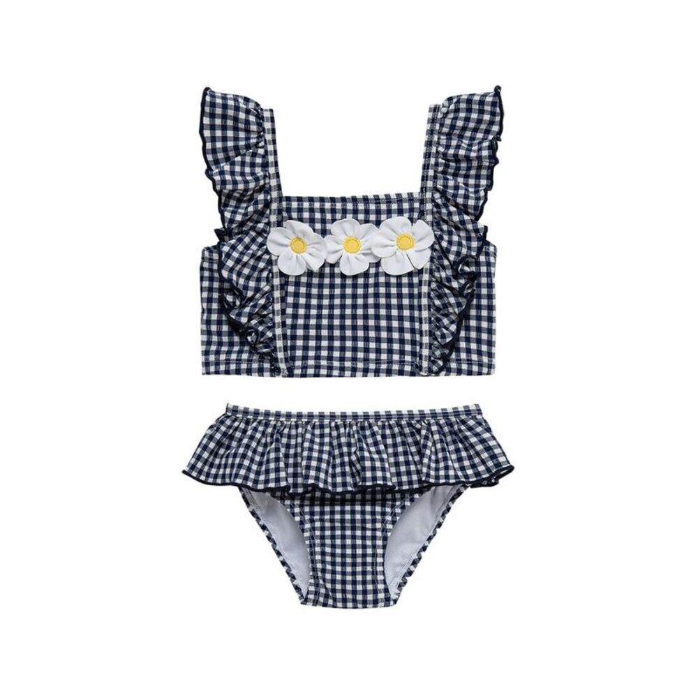 Little Me Girls  Gingham Swimsuit